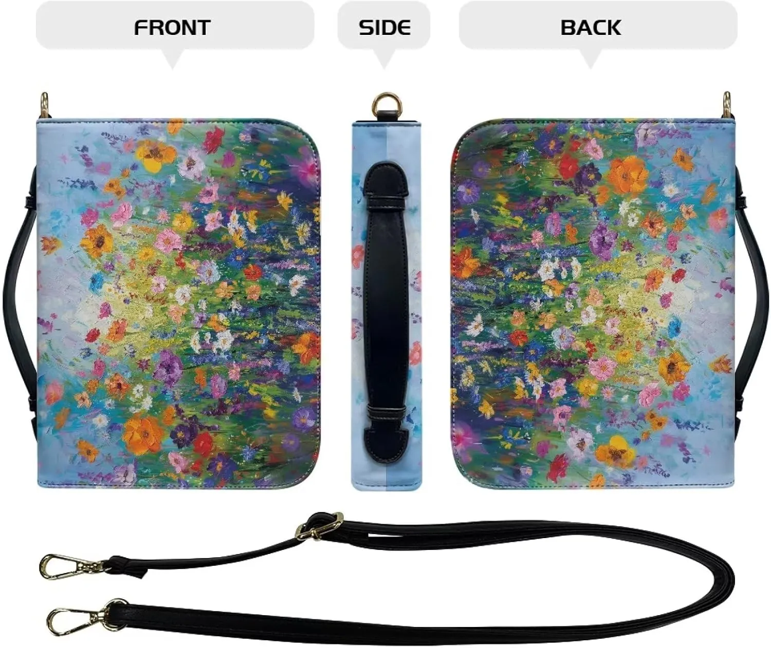 Bible Cover Case for Women Men Leather Bible Accessories Women Men Bible Bags for Women Men Tote
