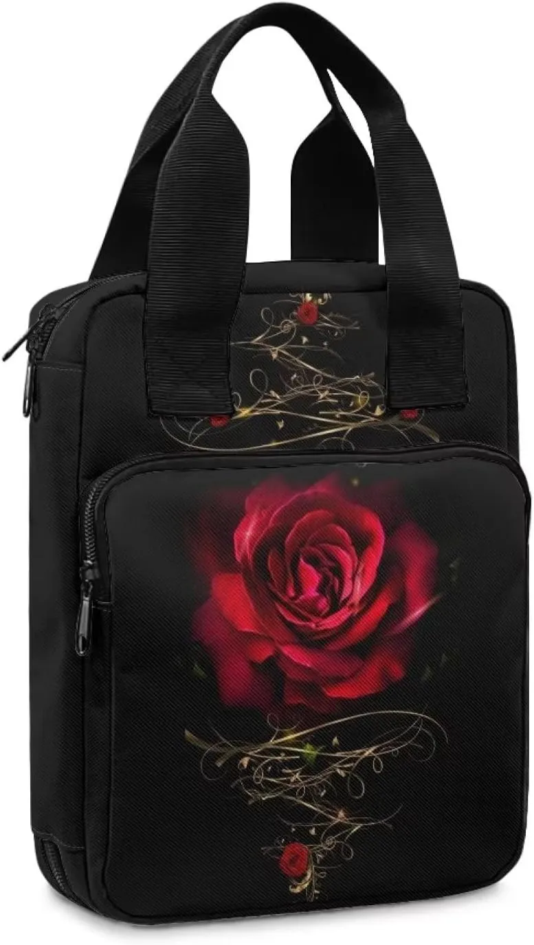 Bible Cover with Handle and Zippered Tote Bible Bag for Women Men Kids Portable Bible Bag