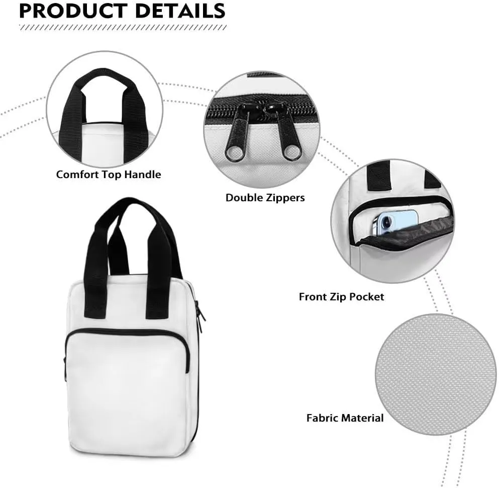 Bible Cover with Handle and Zippered Tote Bible Bag for Women Men Kids Portable Bible Bag