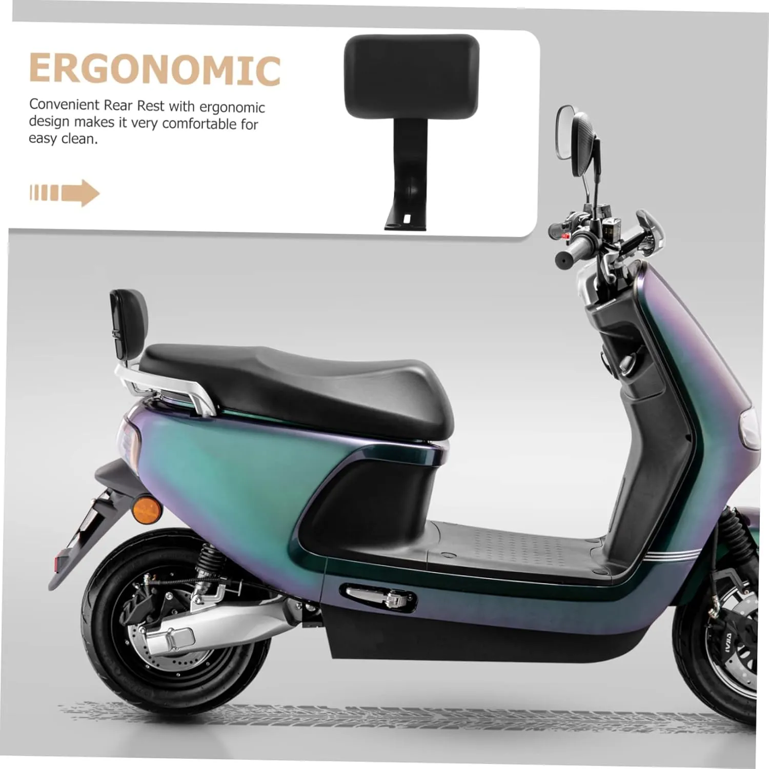 Bicycle Backrest Replacement Backrest Universal Cushion Convenient Back Cushion Electric Bicycles