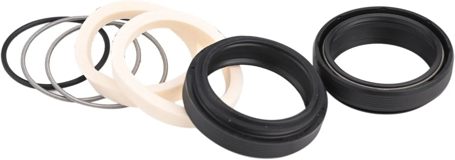 Bicycle Fork Dust Seal, 30-40mm, Fit For For FOX/For Rockshox/For MANITOU/SR For SUNTOUR Bike Parts, Replacement Suspension Fork Wiper Kit, Suspension Fork Oil Seal Set/Cycling Parts(36x46mm)