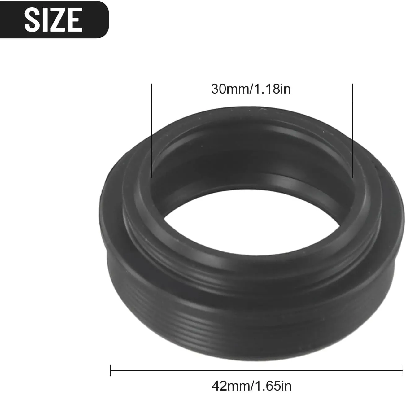 Bicycle Fork Dust Seal 30-40mm For FOX/For Rockshox/For MANITOU/SR For SUNTOUR Bike Parts, Replacement Suspension Fork Dust Wiper Kit, Seal Kit with Foam Rings(30x42mm)