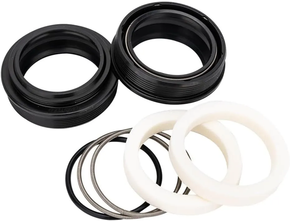 Bicycle Fork Dust Seal 30-40mm For FOX/For Rockshox/For MANITOU/SR For SUNTOUR Bike Parts, Replacement Suspension Fork Dust Wiper Kit, Seal Kit with Foam Rings(30x42mm)