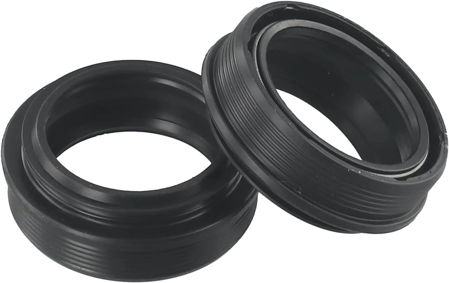 Bicycle Fork Dust Seal 30-40mm For FOX/For Rockshox/For MANITOU/SR For SUNTOUR Bike Parts, Replacement Suspension Fork Dust Wiper Kit, Seal Kit with Foam Rings(30x42mm)