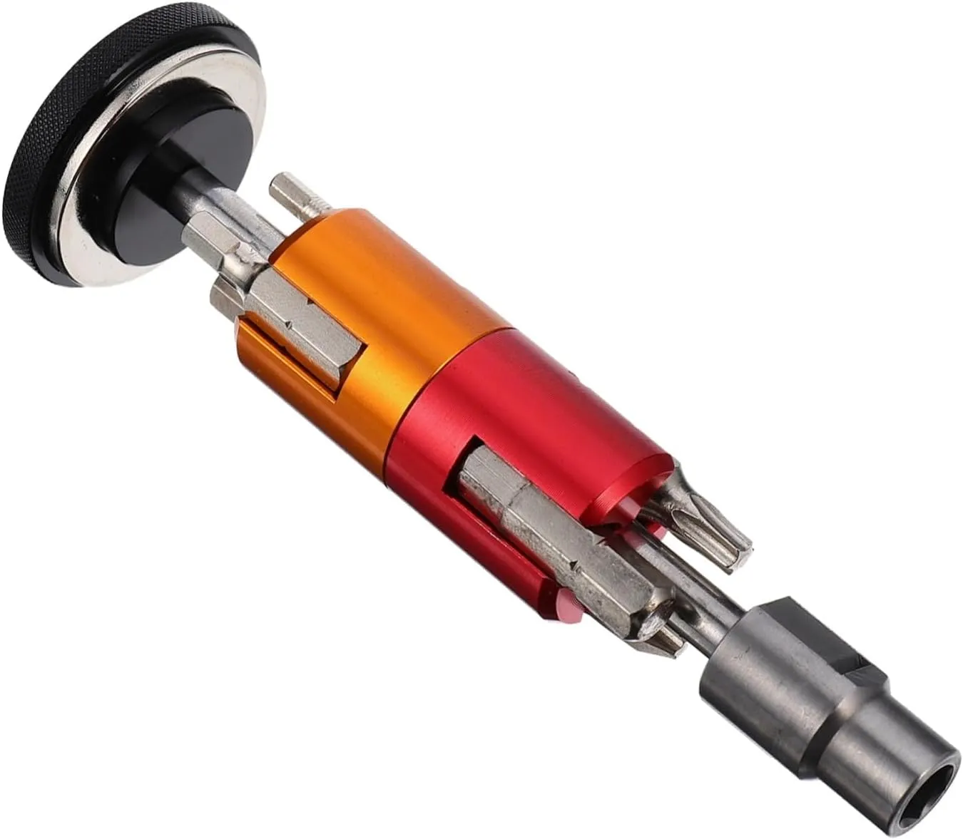 Bicycle Repair Tool Kit Multi Functional Ratcheting Screwdriver for Mountain Bikes Includes and Cross Bits Durable Chromium Molybdenum for Cyclists