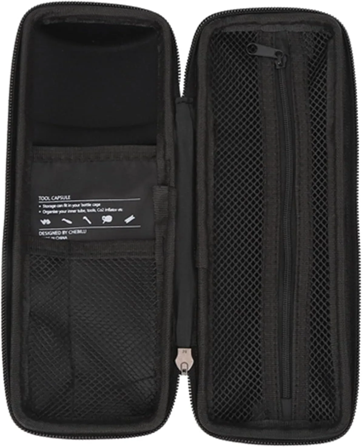 Bicycle Tool Storage Bag, Bike Repair Tool Pod with Sealed Zipper, Bike Tire Repair Kit Bag for Bicycle Water Bottle Cage, Maintenance Kit for Cycling, MTB, Mountain, Road Bicycle
