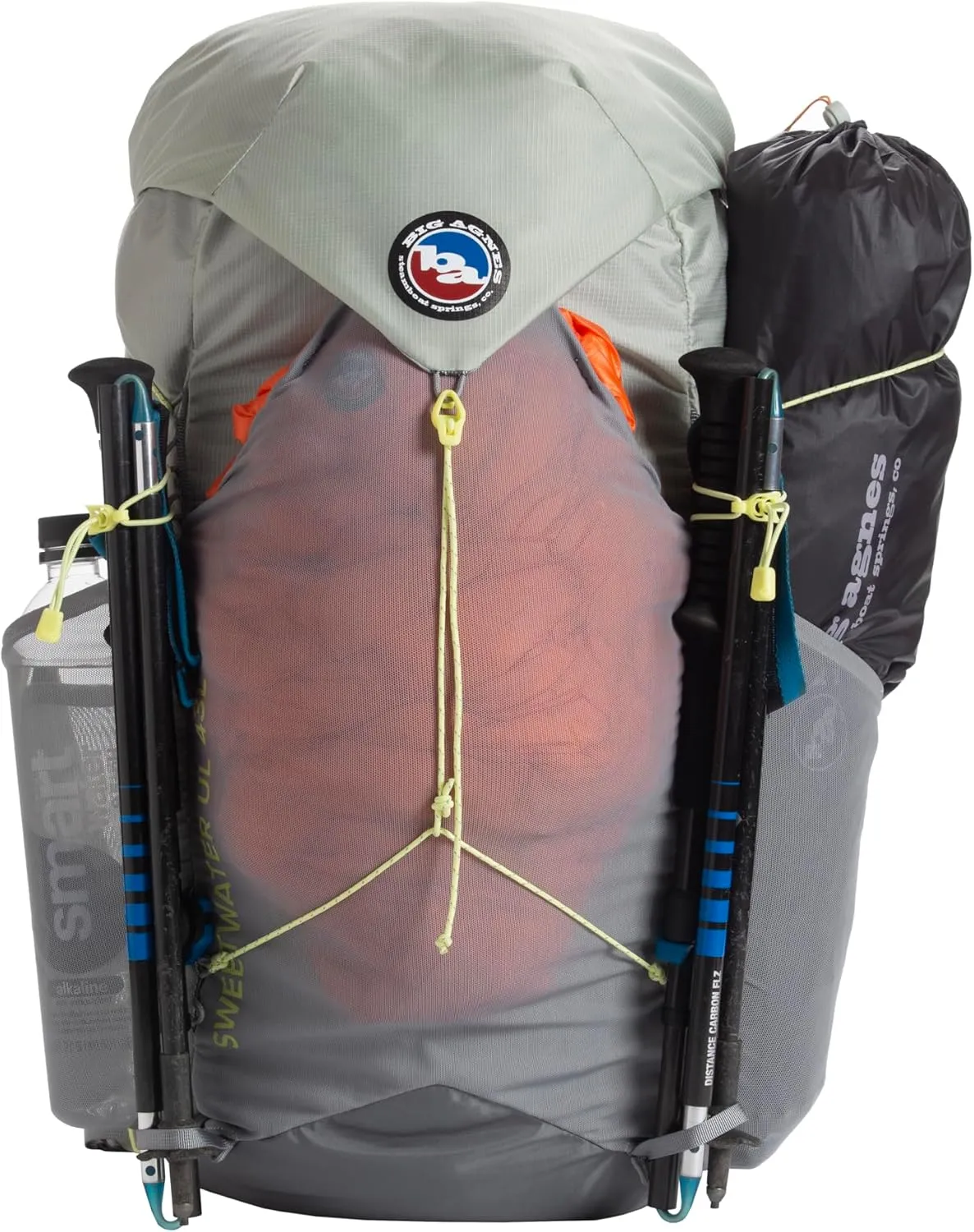 Big Agnes Adult Sweetwater Ultralight Backpack, 43 Liter, Mercury, Large