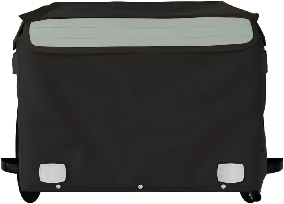 Bike Cargo Trailer, Bicycle Cart Bike Wagon Trailer, Bike Luggage Carrier, Loading Bike Storage Cart, Black and Gray, Maximum Load Capacity: 99.2 lb,-435