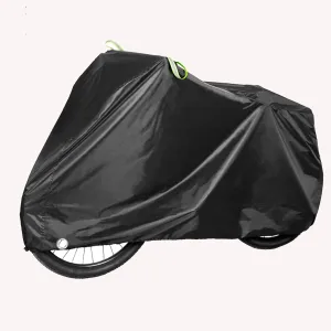 Bike Cover - 210D Oxford Outdoor Waterproof Bicycle Covers Anti Rain Snow UV Dust Wind Proof with Lock Holes for Mountain Road Bikes