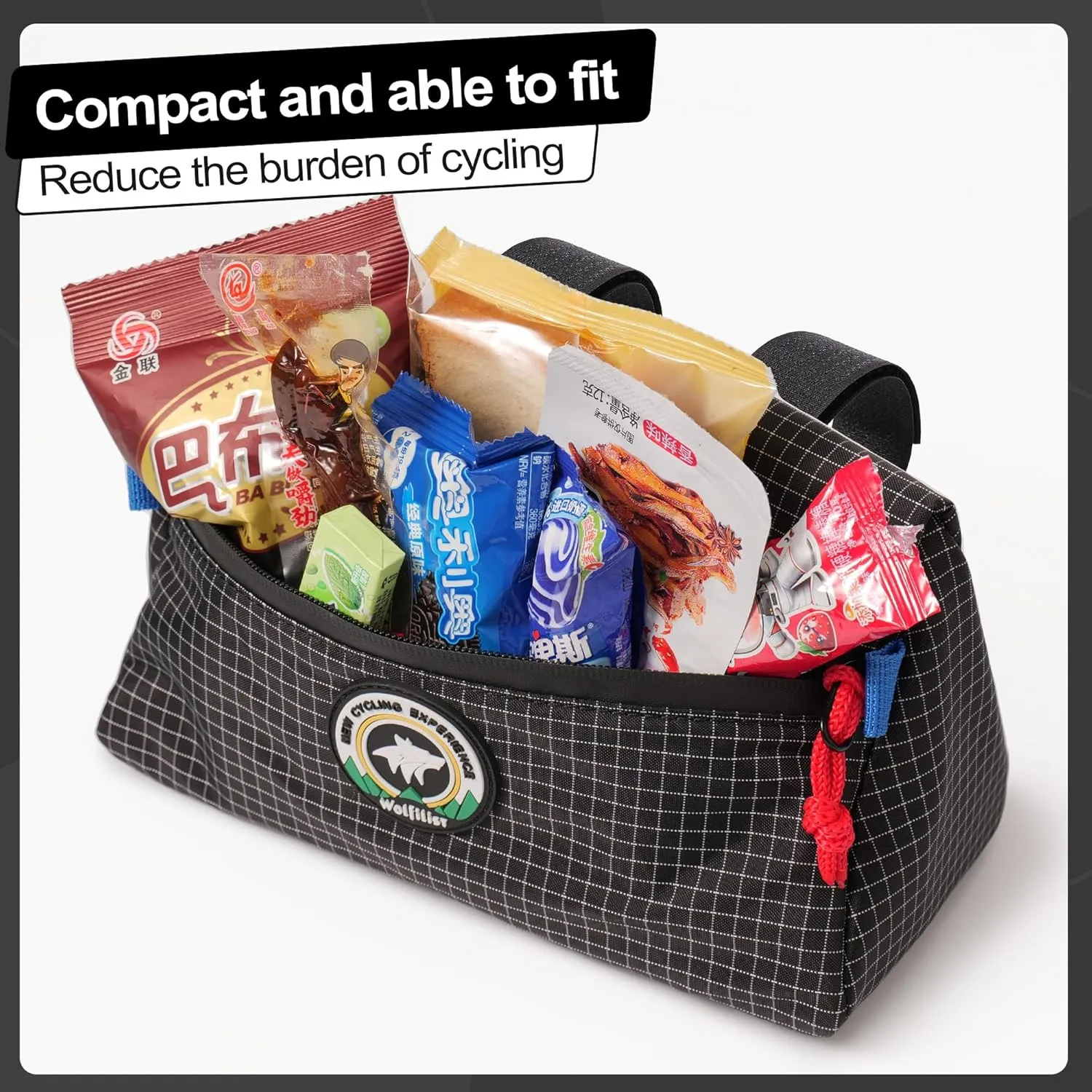 Bike Handlebar Bag - Outdoor Cycling Bag for Front Handlebars, Balance Bikes, Mountain Bikes & Road Bicycles