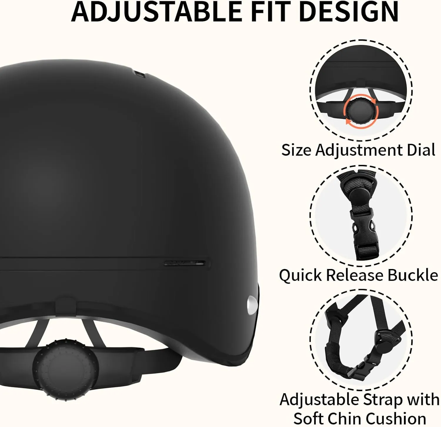 Bike Helmet for Adults, Adjustable Bicycle Helmet for Men & Women, Cycling Helmet with Safety Certified for Scooter, Skateboard, Mountain Bike, Road Bike, Commuting