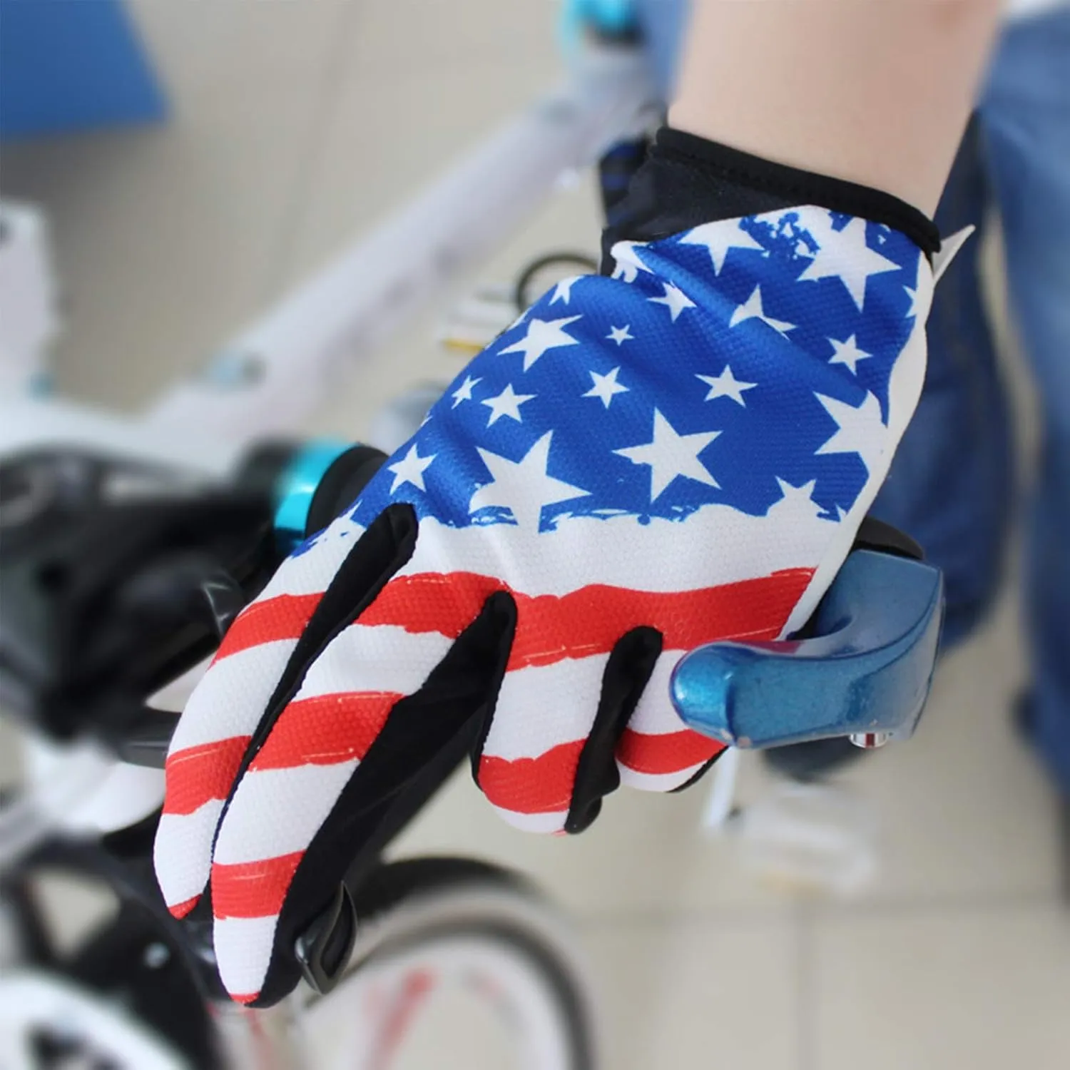 Bike MTB Gloves with for Off-Road Motorcycles - Mountain Climbing - Hiking and Other Outdoor Sports use, Male and Female Common
