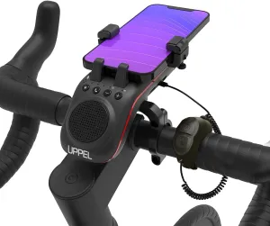 Bike Speaker Phone Mount with Bicycle Headlight