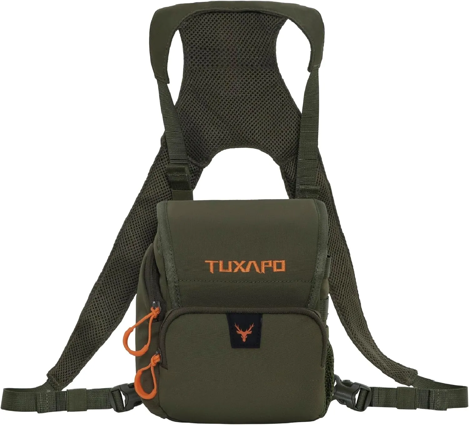 Binocular Harness Chest Pack with Rangefinder Pouch Bino Case for Hunting Hiking Shooting