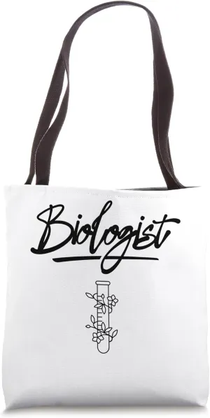 Biologist Job Biochemistry Biology Biologists Tote Bag