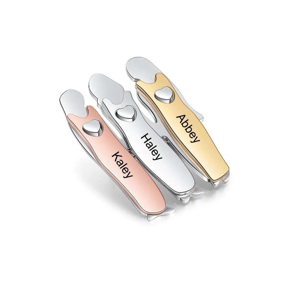 Bond Between Sister Custom Engraved Pin - Three Sisters