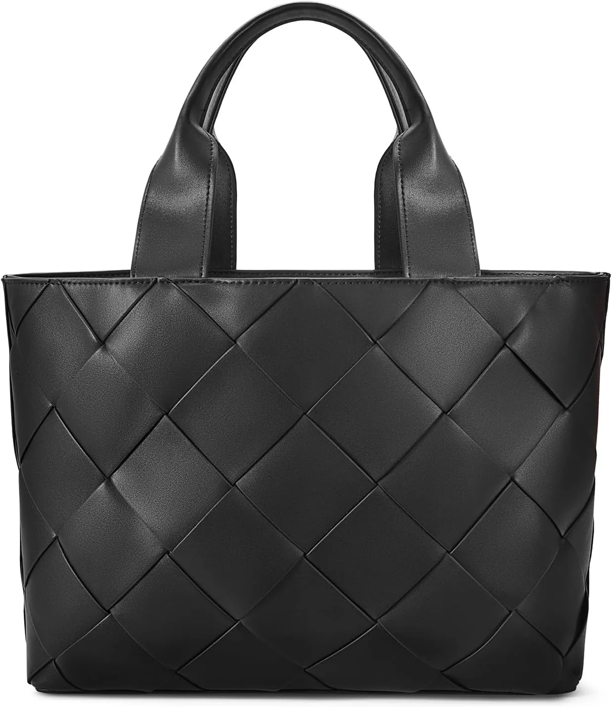 BOSTANTEN Woven Tote Bag for Women Top Handle Purses and Handbags Shoulder Crossbody Purse With Zipper