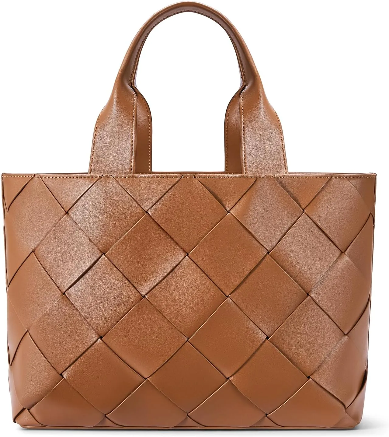 BOSTANTEN Woven Tote Bag for Women Top Handle Purses and Handbags Shoulder Crossbody Purse With Zipper