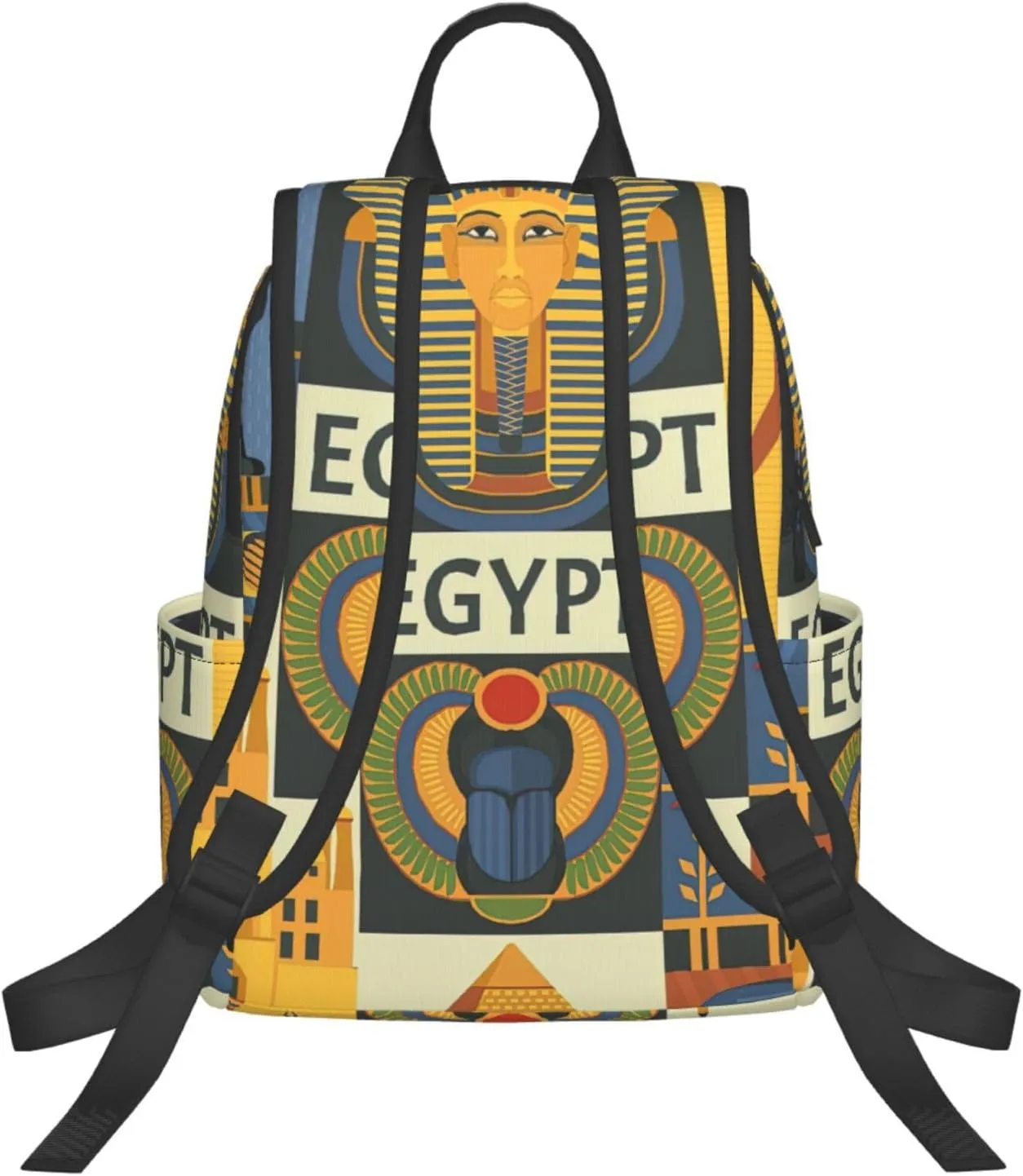 BREAUX Ancient Egypt Tribe Series Print Simple And Lightweight Leisure Backpack, Men'S And Women'S Fashionable Travel Backpack