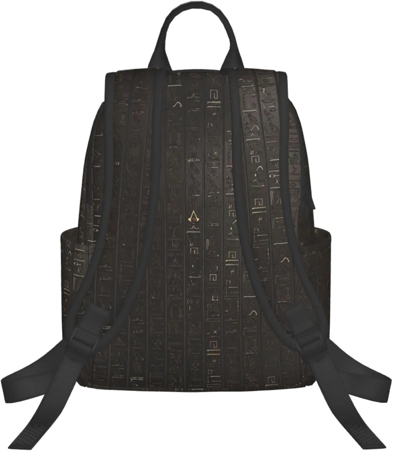 BREAUX Ancient Egyptian Hieroglyph Print Simple And Lightweight Leisure Backpack, Men'S And Women'S Fashionable Travel Backpack