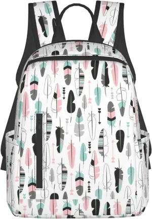 BREAUX feather Lightweight Backpack Travel Shoulder Bag Laptop Backpack High Density Twill Composite Fabric