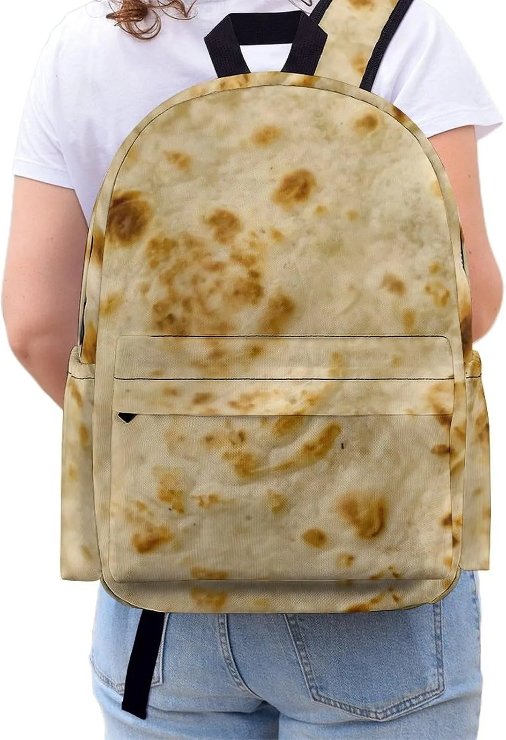 Burritos, Giant Tortilla Large Capacity Backpack, Simple And Practical, Exquisite And Minimalist Design