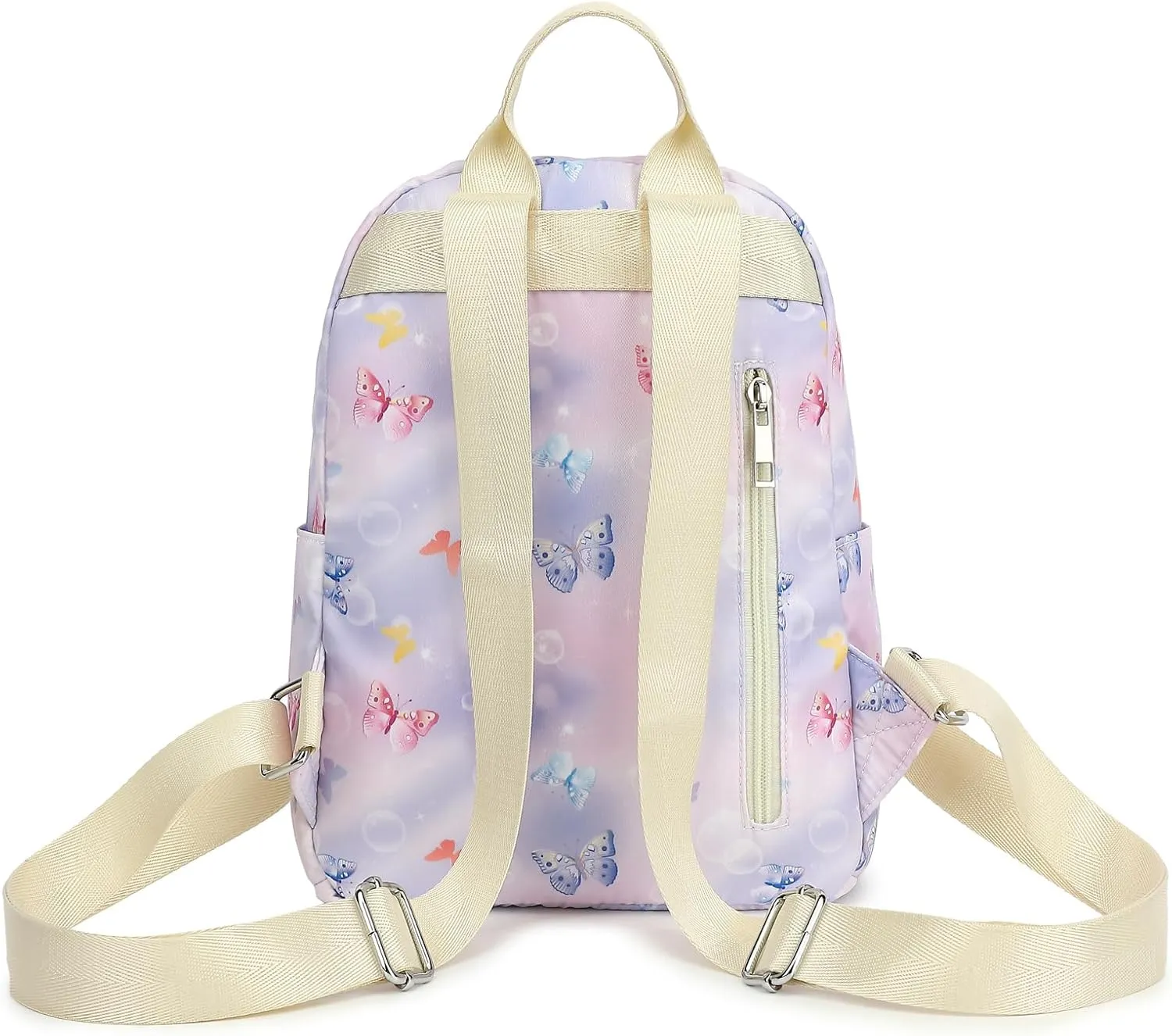 Butterfly Mini Backpack Women Girls, Small Backpack Purse for Adults Teens Kids School Travel