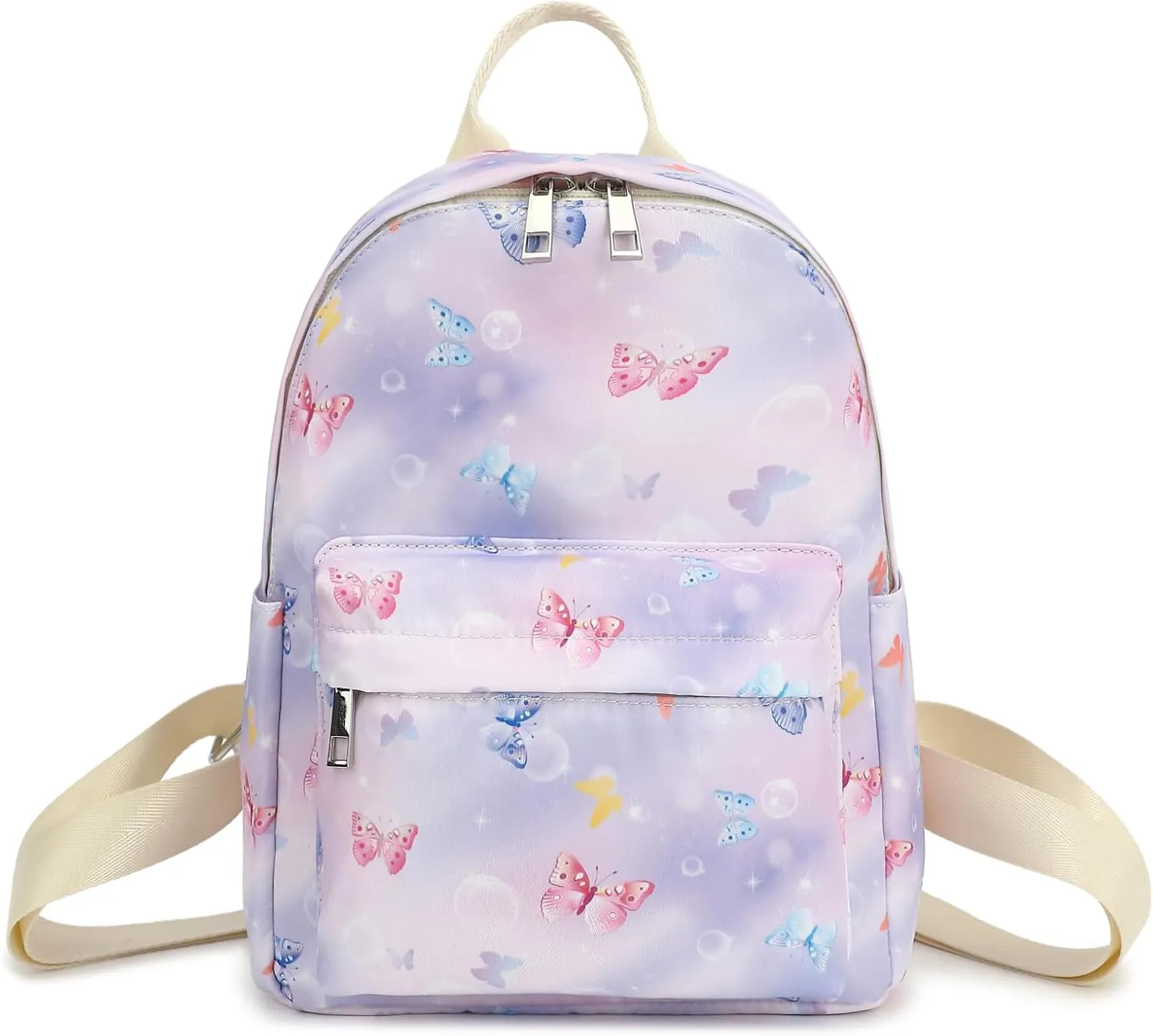 Butterfly Mini Backpack Women Girls, Small Backpack Purse for Adults Teens Kids School Travel