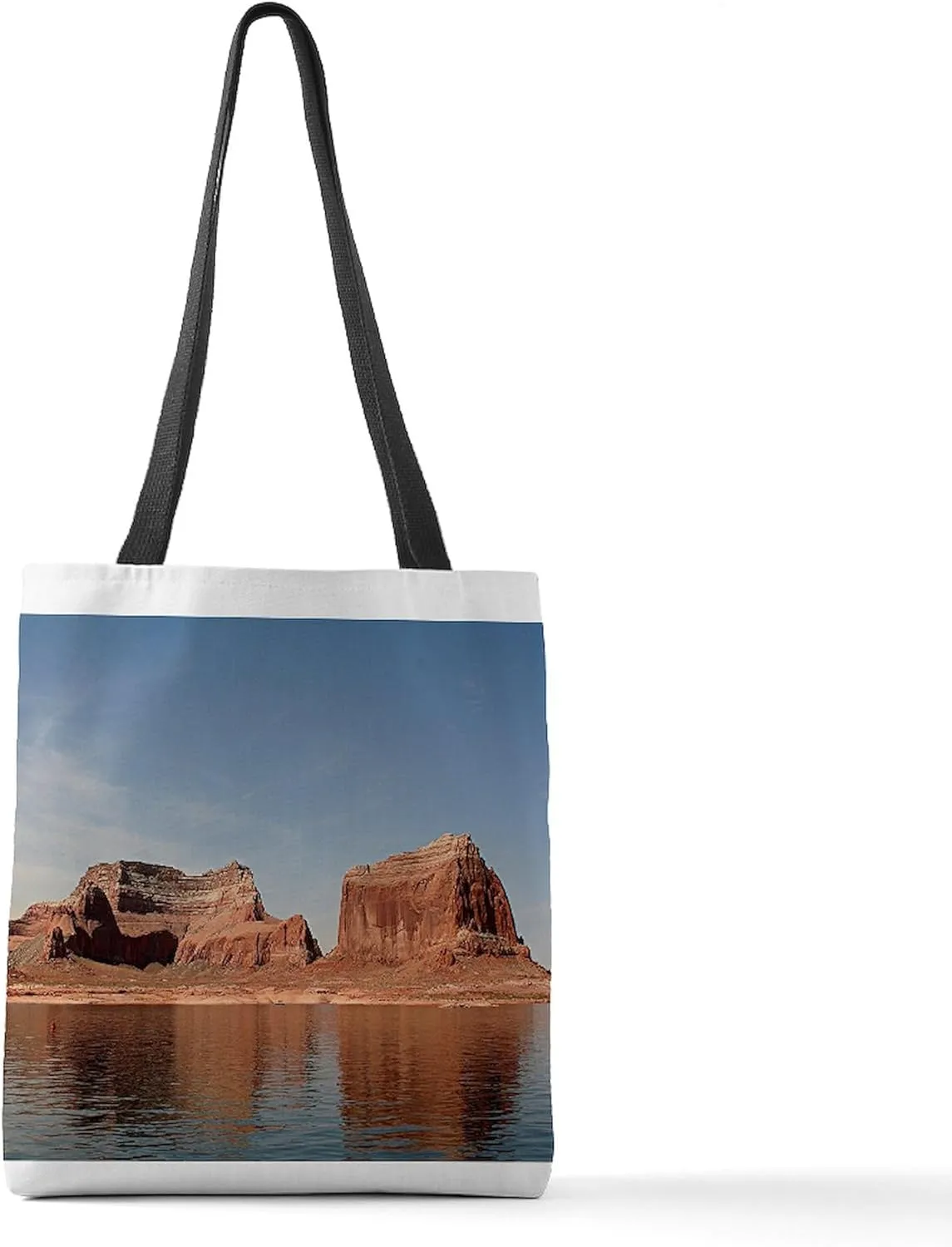 CafePress Lake Powell, Glen Canyon, Arizona/Utah, USA 1 Polyester Tote Bag 16"x16"