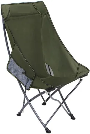 Camping Chair Ultralight Folding Camping Chair with Backrest Leisure Beach Seat with Mesh External Hanging Bag Portable Backpack Chair Folding Chair (Color : C) (B One S