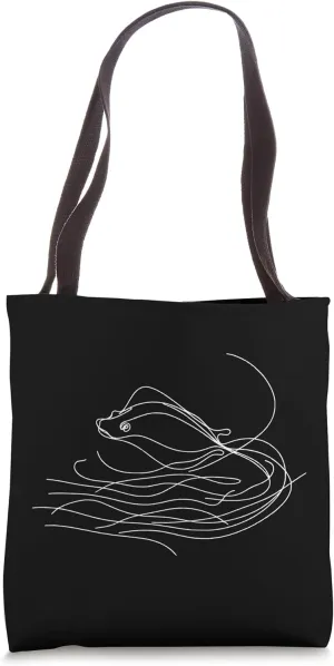 Caribbean Sea Barb Defense Reef Dwellers Stingray Tote Bag