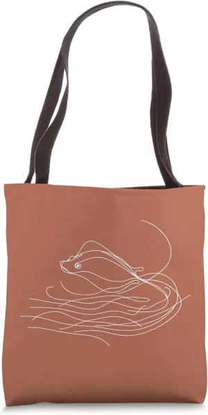 Caribbean Sea Barb Defense Reef Dwellers Stingray Tote Bag