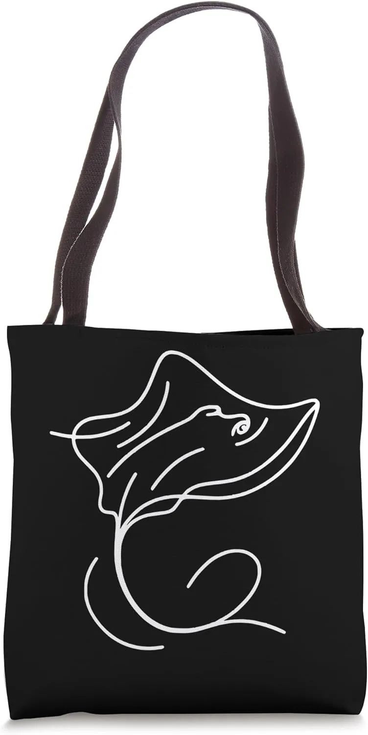 Caribbean Sea barb defense reef dwellers Stingray Tote Bag