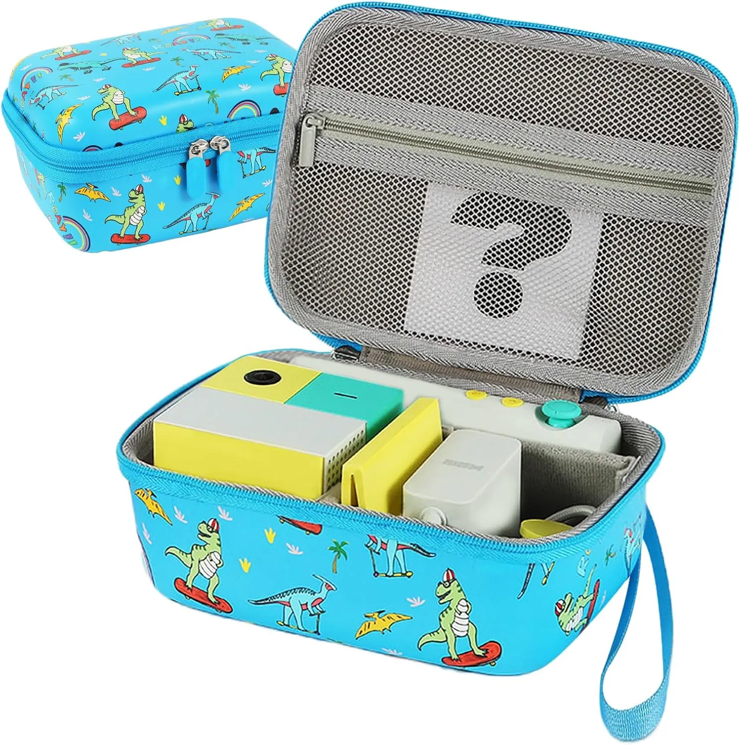 Carrying Case Compatible with Nex Playground Game System Cute Travel Case for Game Console & Accessories Hard Portable Storage,Case Only (Blue)
