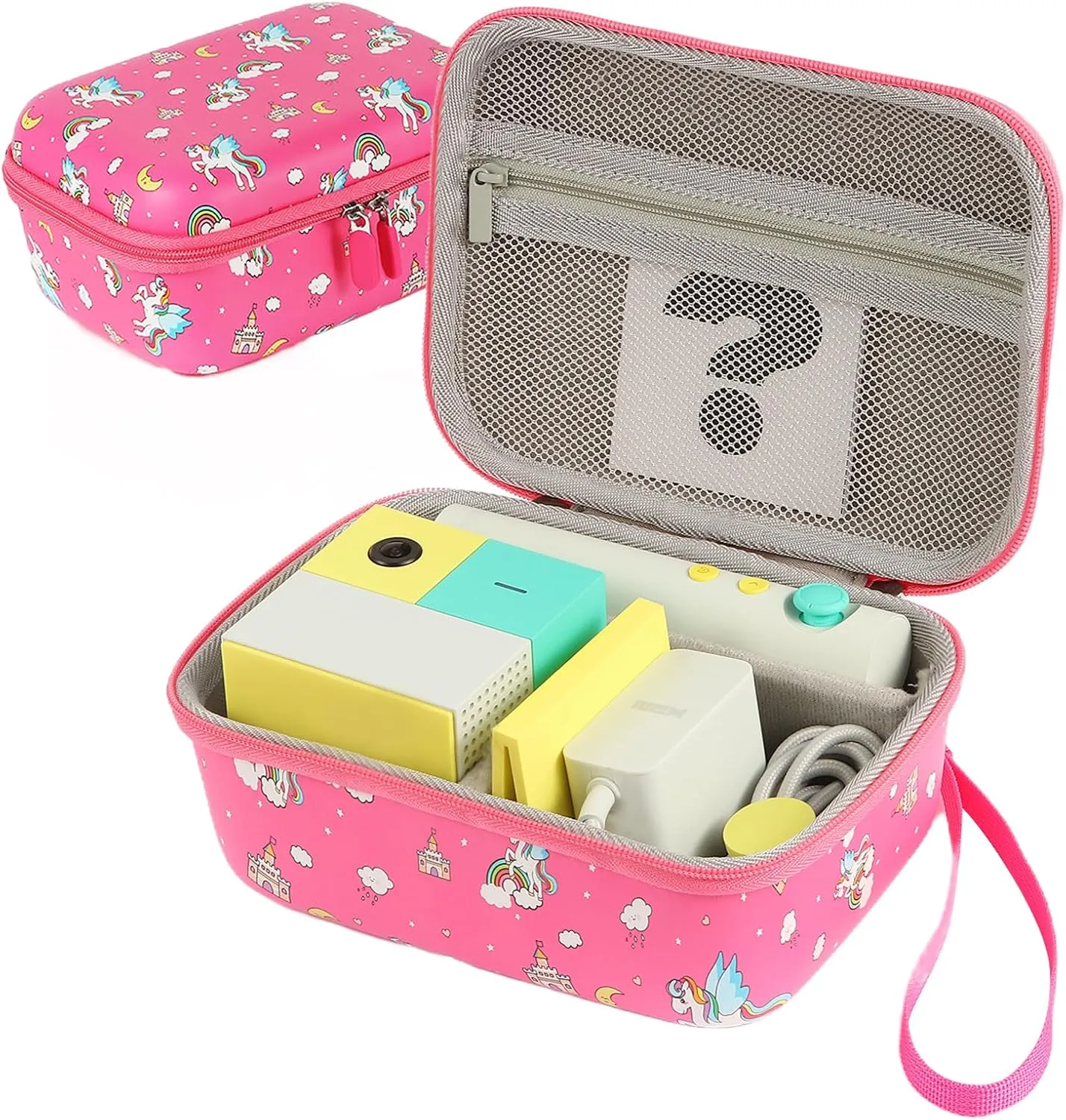 Carrying Case Compatible with Nex Playground Game System Cute Travel Case for Game Console & Accessories Hard Portable Storage,Case Only (Pink)