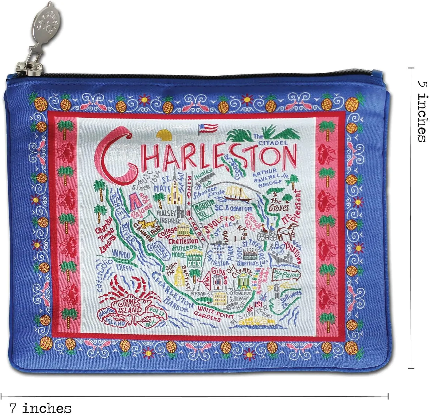 catstudio Charleston Zipper Pouch Purse | Holds Your Phone, Coins, Makeup, Dog Treats, & Tech Tools