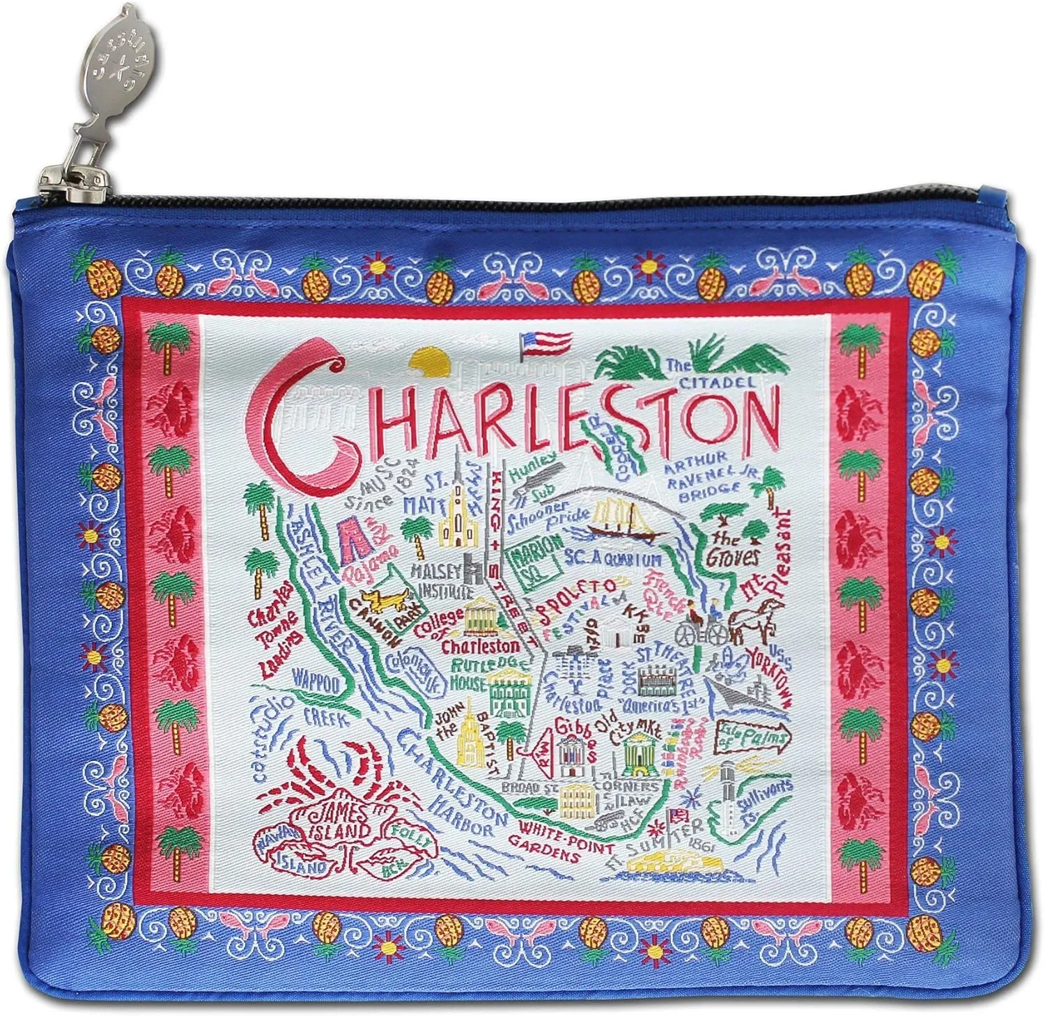 catstudio Charleston Zipper Pouch Purse | Holds Your Phone, Coins, Makeup, Dog Treats, & Tech Tools
