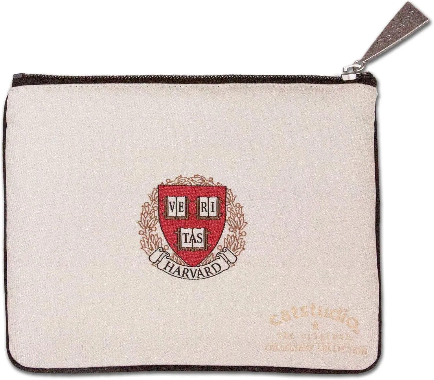 catstudio Harvard University Collegiate Zipper Pouch Purse | Holds Your Phone, Coins, Makeup, Dog Treats, & Tech Tools