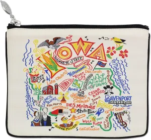 Catstudio Iowa Zipper Pouch Purse | Holds Your Phone, Coins, Makeup, Dog Treats, & Tech Tools