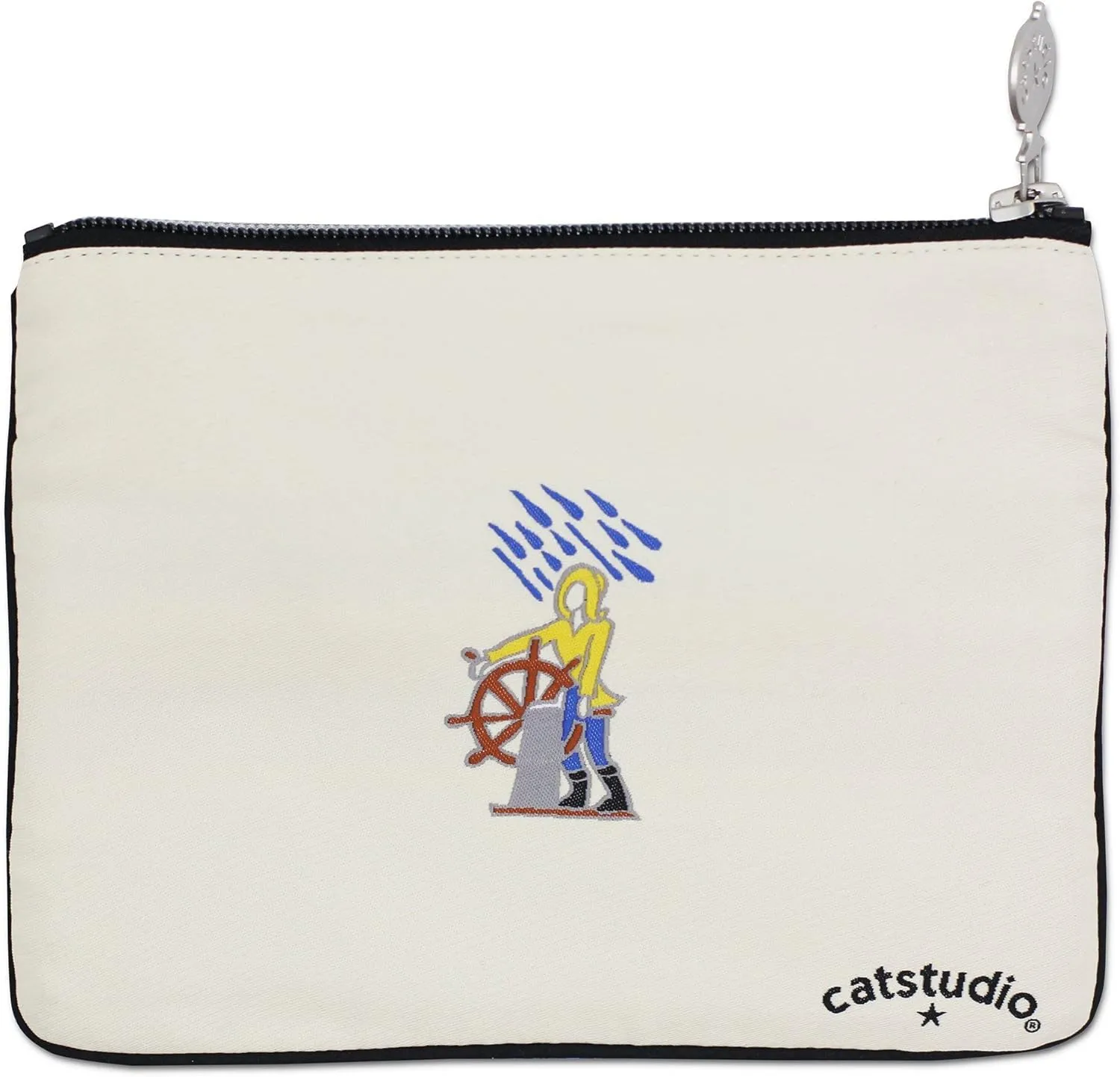 catstudio Massachusetts Zipper Pouch Purse | Holds Your Phone, Coins, Makeup, Dog Treats, & Tech Tools