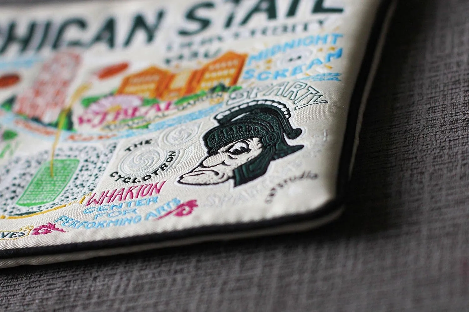 catstudio Michigan State University Collegiate Zipper Pouch Purse | Holds Your Phone, Coins, Makeup, Dog Treats, & Tech Tools