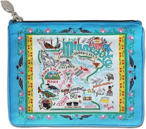 Catstudio Minnesota Zipper Pouch Purse | Holds Your Phone, Coins, Makeup, Dog Treats, & Tech Tools