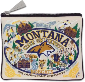 catstudio Montana State University Collegiate Zipper Pouch Purse | Holds Your Phone, Coins, Makeup, Dog Treats, & Tech Tools