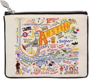 catstudio Natural Austin Zipper Pouch Purse | Holds Your Phone, Coins, Makeup, Dog Treats, & Tech Tools