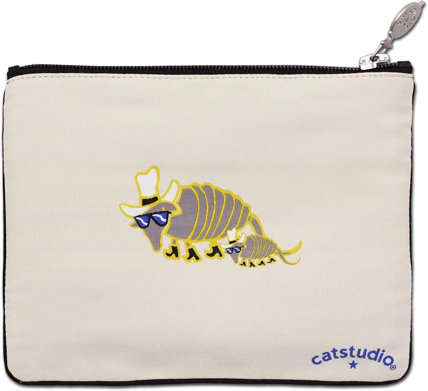 catstudio Natural Austin Zipper Pouch Purse | Holds Your Phone, Coins, Makeup, Dog Treats, & Tech Tools
