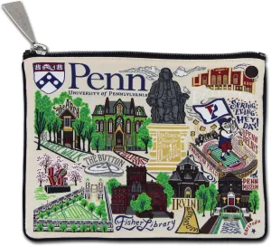 catstudio University Of Pennsylvania Collegiate Zipper Pouch Purse | Holds Your Phone, Coins, Makeup, Dog Treats, & Tech Tools