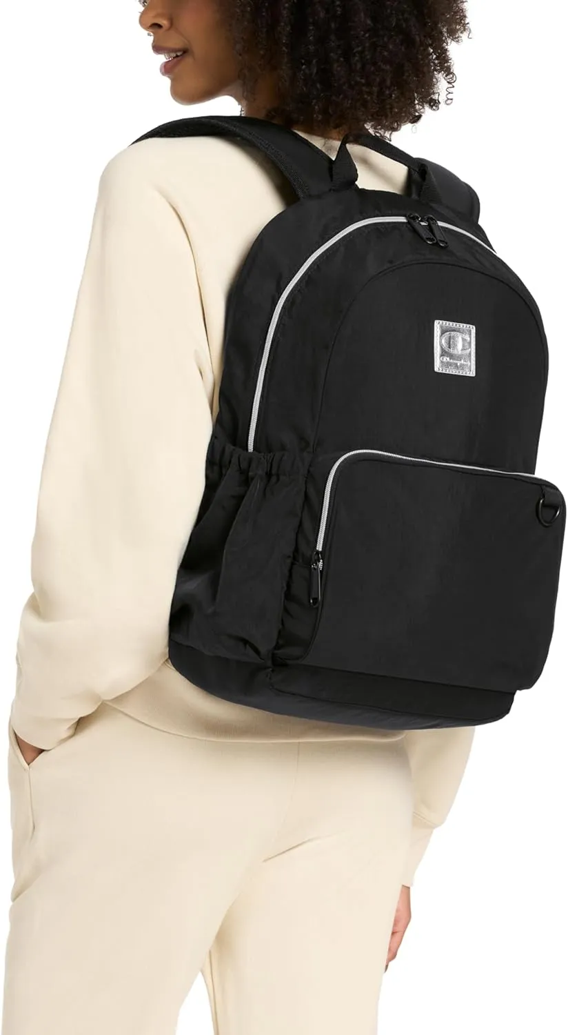 Champion Venice Nylon Backpack, Black, Medium