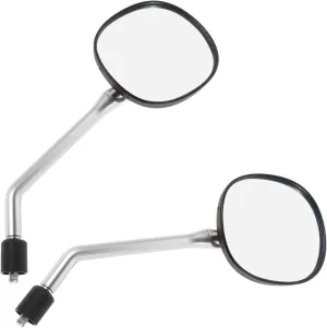 CHILDWEET Multi-use Rearview Mirror Handlebar Mirror for Scooter Bike Motorcycle Easy to Install Black