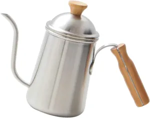 Ciieeo Stainless Steel Long Spout Kettle with Comfortable Handle Outdoor Tea Pot for Camping Precise Water Control Material for Brewing Coffee and Tea