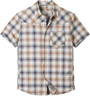 Club Ride Apparel New West Cycling Shirt - Men's Short Sleeve Cycling Jersey - Sport Fit Snap Down Top - 50 UPF Riding Shirt